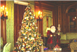 Christmas Tree and Santa Figure