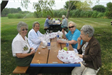 Group of Women Sitting with Food 3