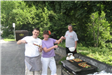 Three People Grilling 4