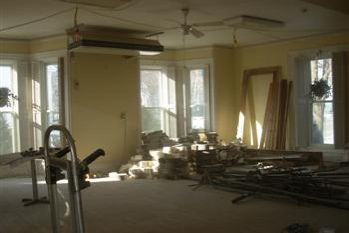 Room with Construction Materials