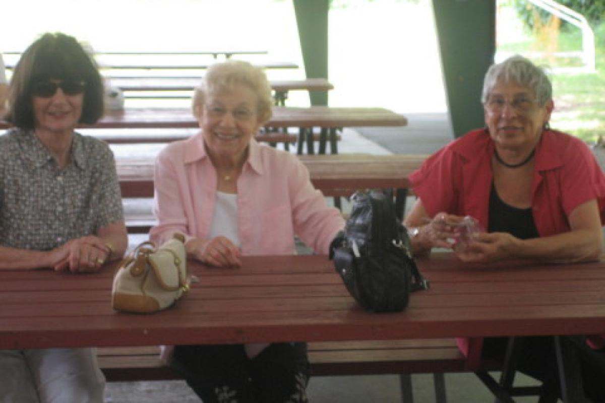 Three Senior Women Smiling