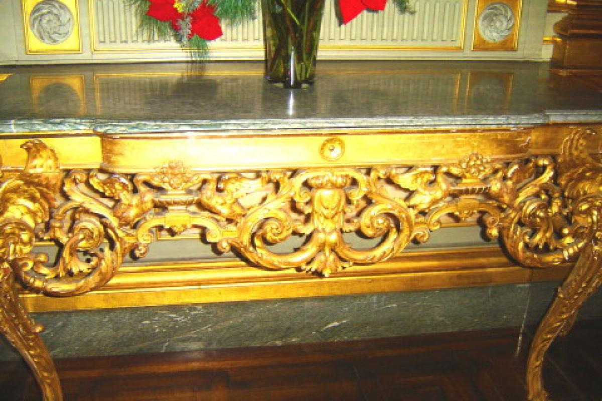 Table with Intricate Trim