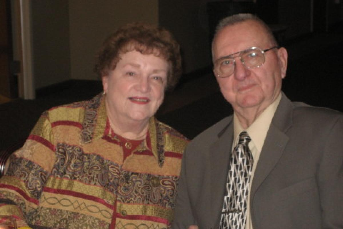 Close Up of Two People Smiling