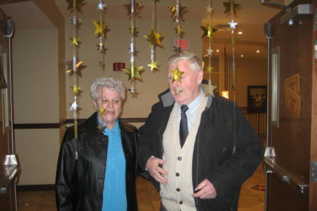 Two People at Entryway