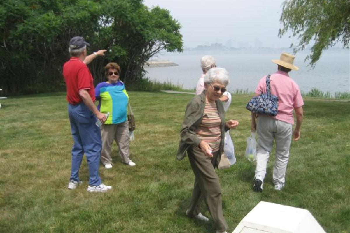 Group Standing in Grass