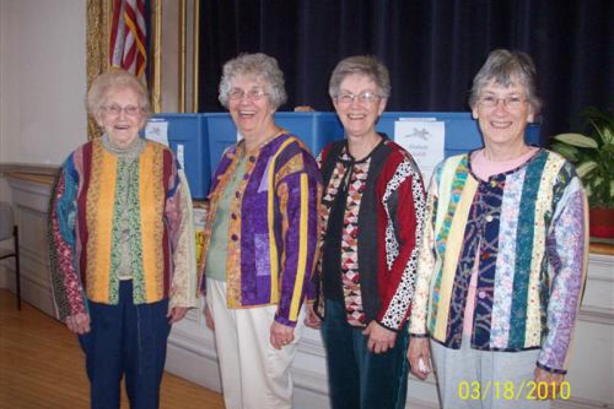 Women Wearing Colorful Jackets