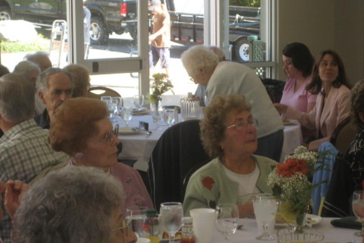 People Enjoying Breakfast