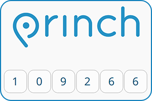 Princh Remote Printing Button showing the Library's ID number, 109266