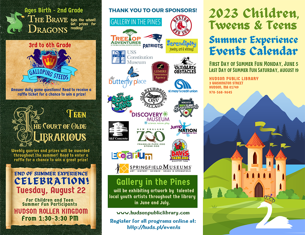 2023 Kids &amp; Teens Summer Experience Brochure 1