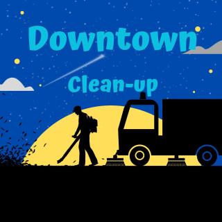downtown clean up