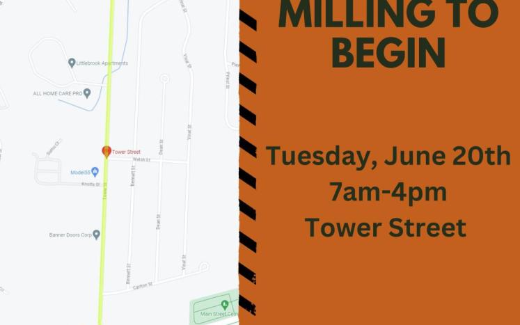 Milling of Tower St. 
