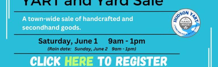 Friends of the Library YART / Yard Sale - June 1 @ 9 AM - 1 PM